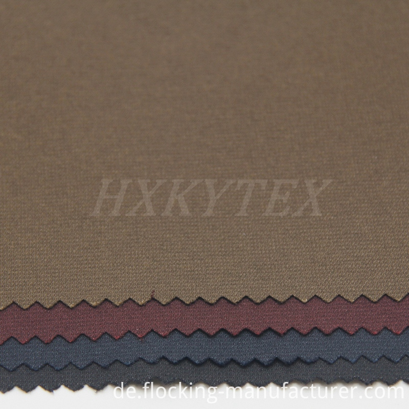Lustre Fiber with Spandex Polyester Fabric for Casual Jacket